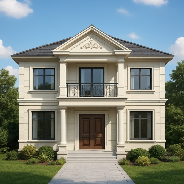 140平米的歐式風(fēng)格的二層輕鋼別墅 140平米的歐式風(fēng)格的二層輕鋼別墅