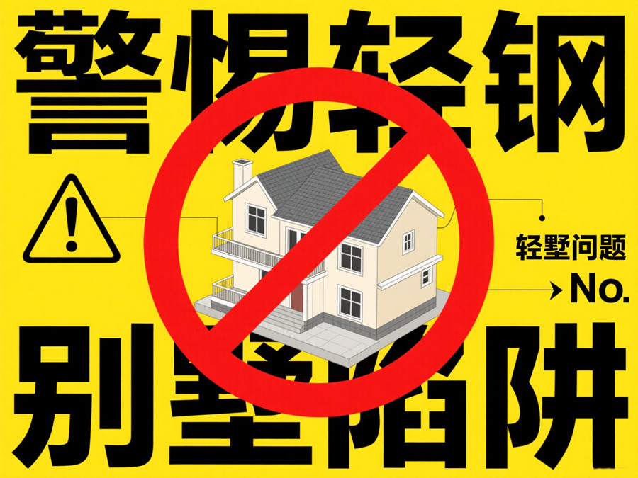 警惕輕鋼別墅陷阱 警惕輕鋼別墅陷阱